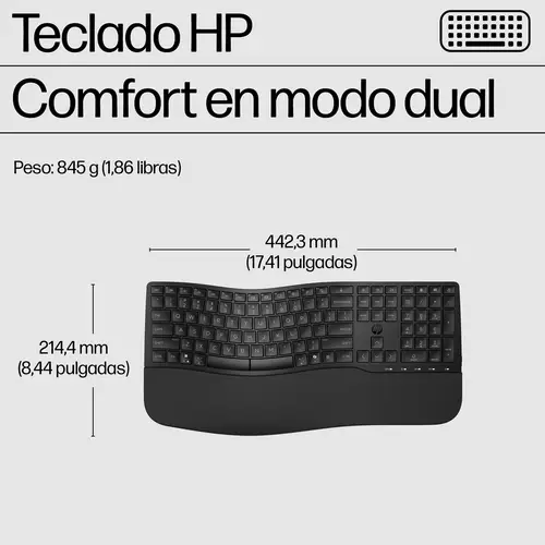 Combo de teclado y ratón de modo dual 685 Comfort - Imagen 3