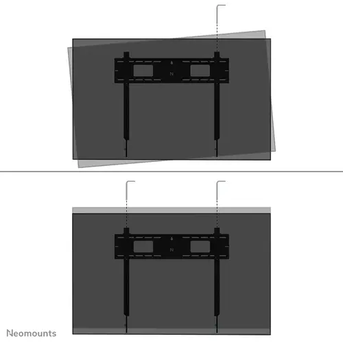 WL30-750BL18 Soporte de pared robusto 43-98" - fijo - bloqueable - instalación rápida - TÜV - Imagen 12