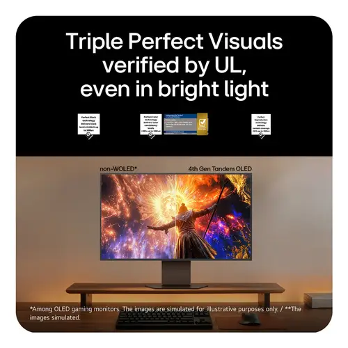 32GX870B-B.AEU pantalla para PC 81,3 cm (32") 3840 x 2160 Pixeles 4K Ultra HD OLED Negro - Imagen 6