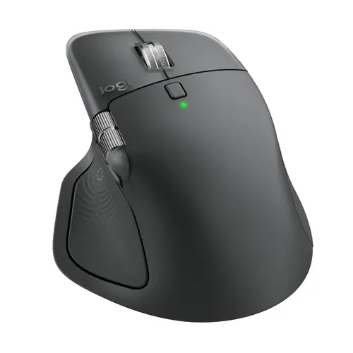 MX Master 4, ratón inalámbrico ergonómico con respuesta háptica avanzada, desplazamiento ultrarrápido, carga USB-C, Bluetooth, Windows, macOS grafito - Imagen 5