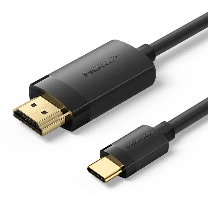 CRIBG adaptador de cable de vídeo 1,5 m USB Tipo C HDMI Negro