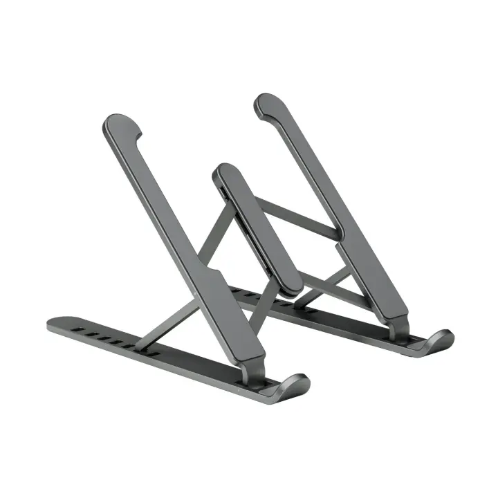Soporte De Sobremesa Ajustable Para Portatil / Tablet, Gris Oscuro