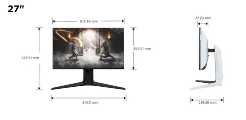 R83 27R83U pantalla para PC 68,6 cm (27") 3840 x 2160 Pixeles 4K Ultra HD QLED Negro, Blanco - Imagen 4
