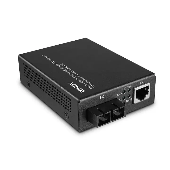 25119 convertidor de medio 850 nm Multimodo Negro