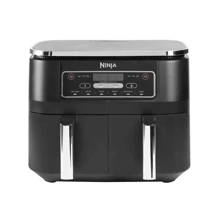 AF300 Doble 7,6 L Independiente 2470 W Freidora de aire caliente Negro
