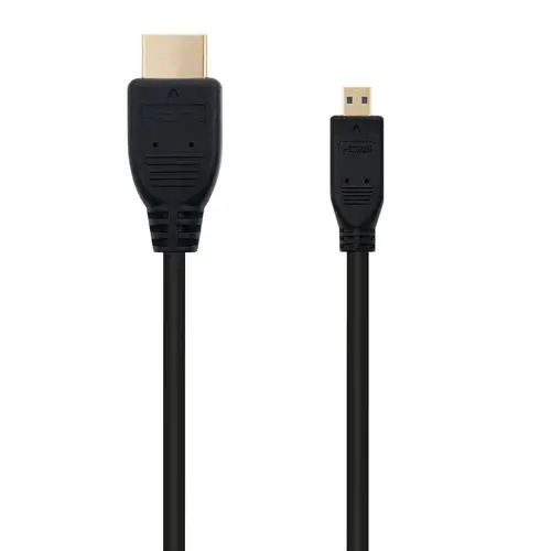 CABLE MICRO HDMI V1.4 (ALTA VELOCIDAD / HEC), A/M-D/M, 1.8 M - Imagen 2