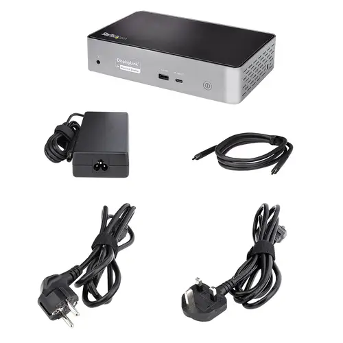 Mini Docking Station USB-C - Replicador de Puertos para 4 Monitores DisplayPort y HDMI 4K 60Hz - con PD de 100W - Hub Ladrón USB con 3x USB-A y 1x USBC, Red Ethernet, Audio - Imagen 7