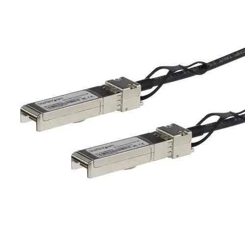 Cable de 1m Twinax Direct Attach SFP+ a SFP+ - 10G Compatible con MSA sin Codificar - DAC de Cobre SFP+ de 10 GbE - Módulo Transceptor Pasivo de Bajo Poder de 10 Gbps - Imagen 1