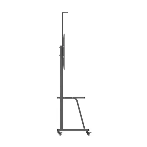 Soporte de Suelo ECO con Rueda, Bandeja para DVD y Soporte de Cámara para Monitor/TV 150Kg de 37-100, Negro - Imagen 6