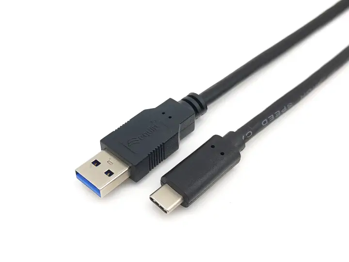 128344 Cable USB 3.2 Gen 1 C a A , M/M , 2,0m, 5Gbps, Negro