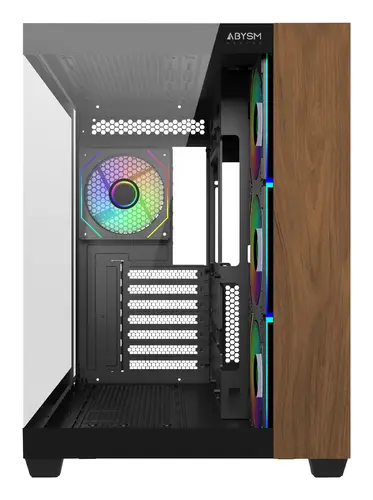Caja ATX Danube Sava Nature 285B Black - Imagen 6