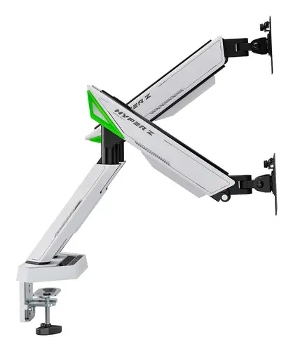 DT38TSR-345 soporte para monitor 96,5 cm (38") Escritorio Negro, Blanco - Imagen 3