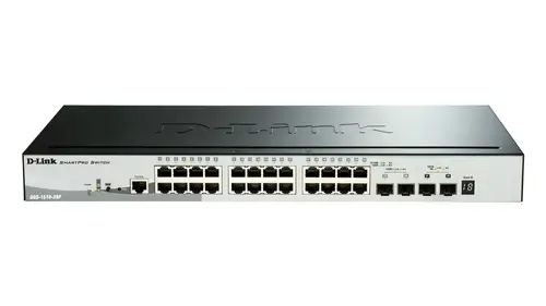 DGS-1510-28P switch Gestionado L3 Gigabit Ethernet (10/100/1000) Energía sobre Ethernet (PoE) Negro - Imagen 1