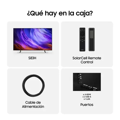 TV 65" OLED S83H 4K Vision AI Smart TV (2026) - Imagen 8