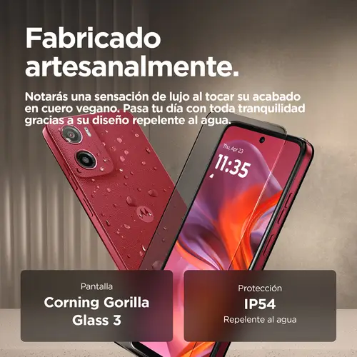 moto g05 16,9 cm (6.67") SIM doble Android 15 4G USB Tipo C 4 GB 256 GB 5200 mAh Rojo - Imagen 16
