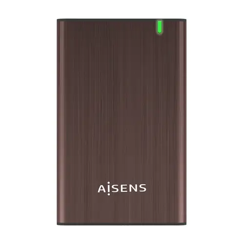 Caja Externa 2.5" ASE-2525BWN 9.5 mm SATA A USB 3.0/USB 3.1 Gen1, Marron - Imagen 1
