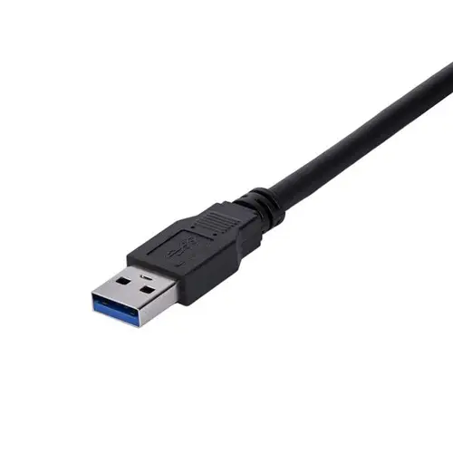 Cable 1m Extensión Alargador USB 3.0 SuperSpeed - Macho a Hembra USB A - Extensor - Negro - Imagen 2