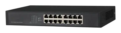 PFS3016-16GT switch No administrado L2 Gigabit Ethernet (10/100/1000) Negro - Imagen 1