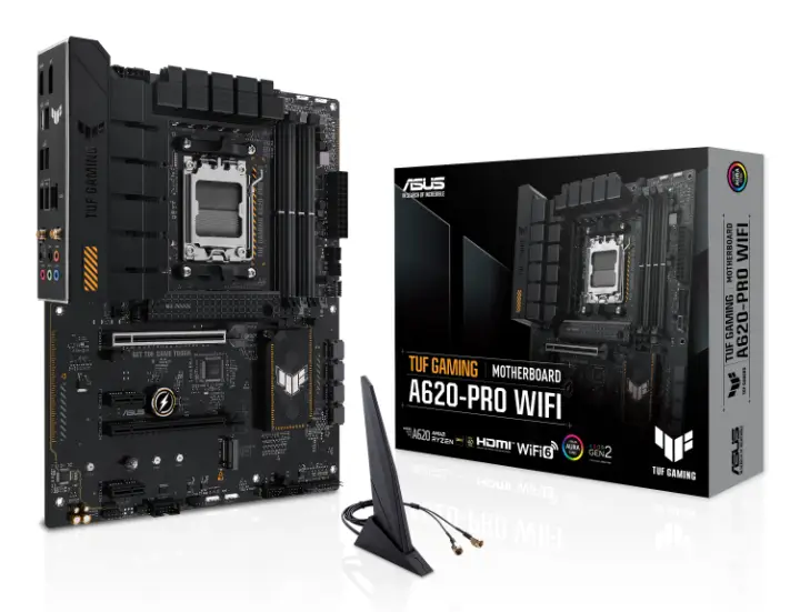 TUF GAMING A620-PRO WIFI AMD A620 Zócalo AM5 ATX
