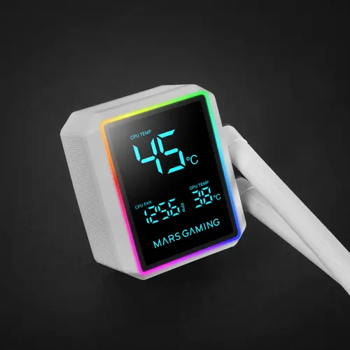 ML-LCDPRO240W Procesador Kit de refrigeración líquida 12 cm Blanco 1 pieza(s) - Imagen 2