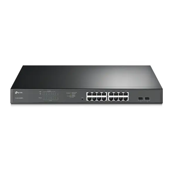 TL-SG1218MPE Gestionado L2 Gigabit Ethernet (10/100/1000) Energía sobre Ethernet (PoE) 1U Negro