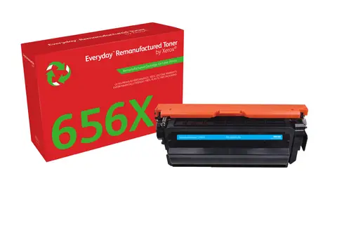 Everyday Tóner Everyday Cian remanufacturado de Xerox es compatible con HP 656X (CF461X), High capacity - Imagen 1