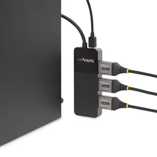 Hub MST de 3 Puertos DisplayPort 1.4 - Divisor Splitter DP para 3 Monitores - Adaptador DisplayPort a 3x DisplayPort de 4K - Alimentado por USB - Windows Solamente - Imagen 6