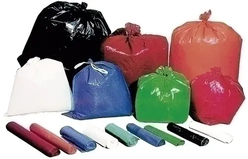 BOLSA BASURA 57x55 VERDE ROLLO 25 G65