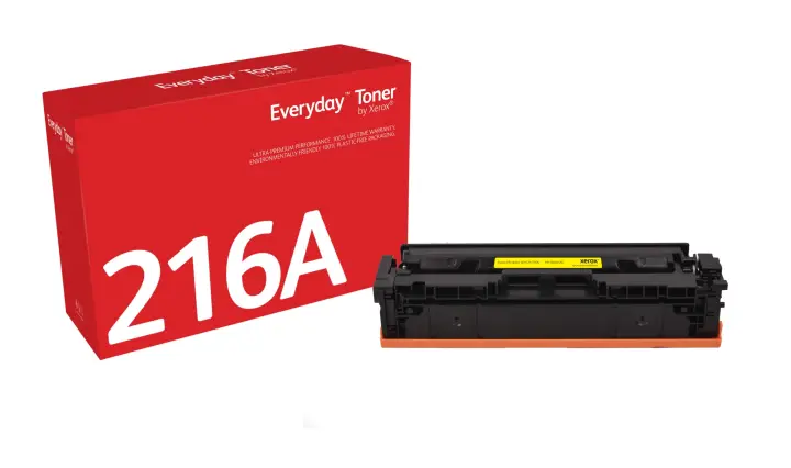 Everyday El tóner Everyday Amarillo de Xerox es compatible con HP 216A (W2412A), Capacidad estándar