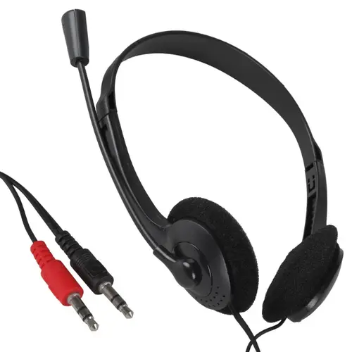 Easy Call Auriculares Alámbrico Diadema Oficina/Centro de llamadas Negro - Imagen 1