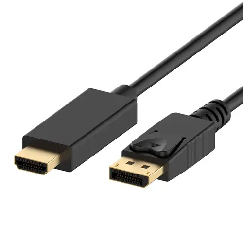 EC1431 adaptador de cable de vídeo 1,8 m DisplayPort HDMI tipo A (Estándar) Negro - Imagen 1