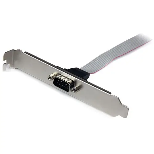 Adaptador de 40cm de Header Bracket Serie DB9 RS232 a IDC 10 Pines para Placa Base - Cabezal Serial - Imagen 3