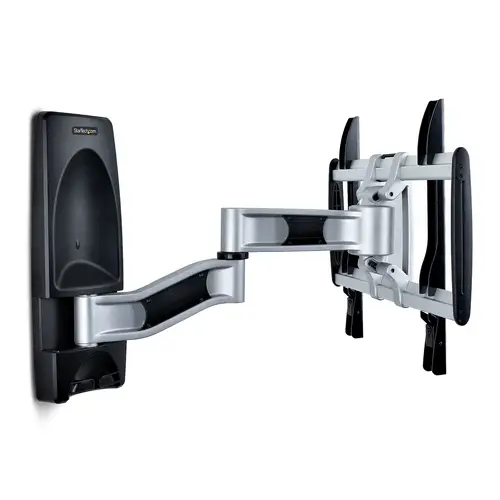 Soporte de Montaje Articulado de Pared para Televisores - Soporte VESA de Pared - Soporta TV Plano o Curvos de 65" o 45kg - Perfil Bajo Retraible - de Esquina - Imagen 2
