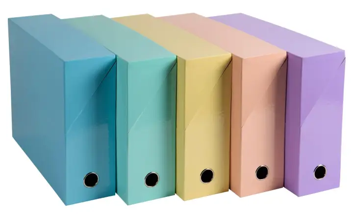 Aquarel caja archivador 800 hojas Coral, Azul claro, Verde claro,..
