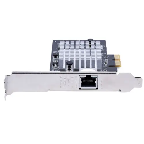 Tarjeta PCIe Adaptadora de Red de 1 Puerto RJ45 10Gb para PC o Servidor, Tarjeta PCI Express Ethernet de 6 Velocidades Compatible con Tramas Jumbo, 10GBASE-T/NBASE-T - Imagen 5