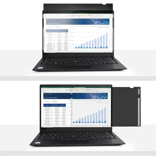 Filtro de Privacidad de 17,3 Pulgadas 16:9 para Portátil - Pantalla de Privacidad Protector Anti Brillo para Portátil - Anti Luz Azul con Reducción del 51% - +/- 30° - Imagen 4