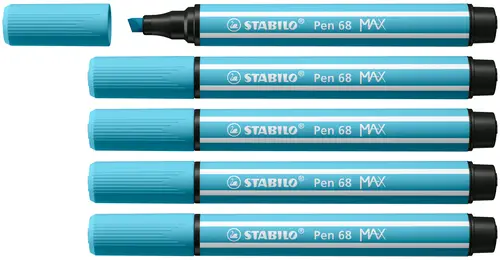 Pen 68 MAX rotulador Azul claro 5 pieza(s) - Imagen 1