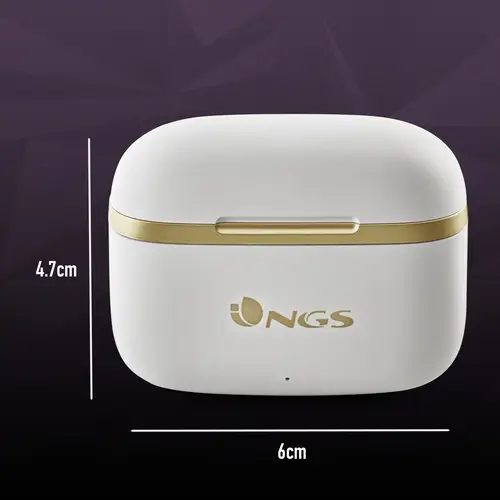 ARTICA TROPHY Auriculares Inalámbrico Dentro de oído Llamadas/Música USB Tipo C Bluetooth Oro, Blanco - Imagen 13