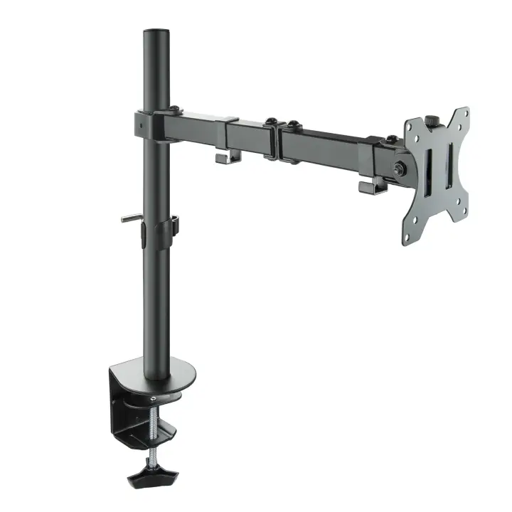 Soporte de Mesa Giratorio e Inclinable para Pantalla (Monitor / TV Plasma / LCD / LED) 13"-32", de Un Brazo, max 8 kg, Negro