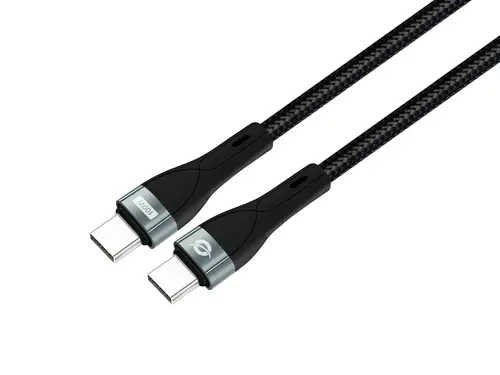 ETTA01B12 cable USB USB 2.0 1,2 m USB C Negro - Imagen 1