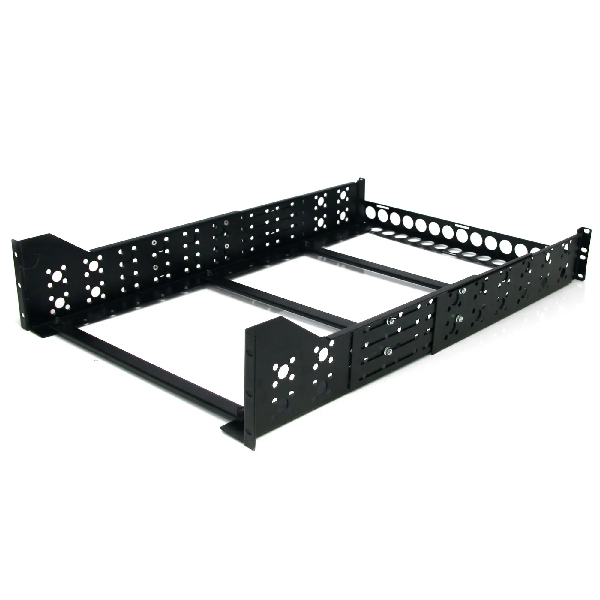 Carriles para Rack de Servidores 3U Universales - Carriles para Armario de Servidores con Profundidad Ajustable - Carriles Universales para Rack de 19" - Carriles 3U