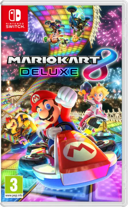 Mario Kart 8 Deluxe De lujo Alemán, Holandés, Inglés, Español, Francés, Italiano, Japonés, Portugués, Ruso Nintendo Switch