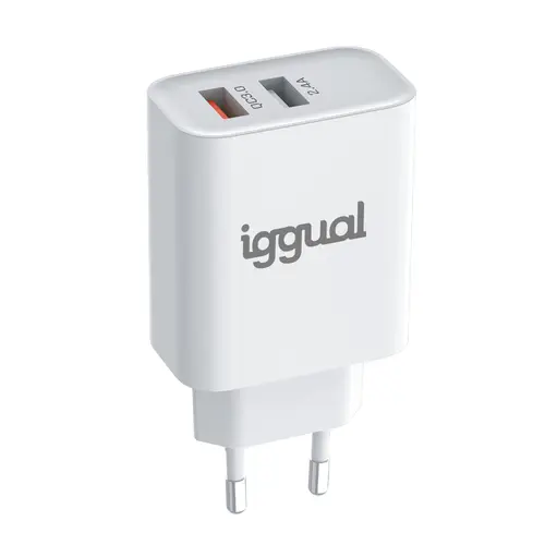 Cargador 2xUSB carga rápida QC3.0 30W - Imagen 2