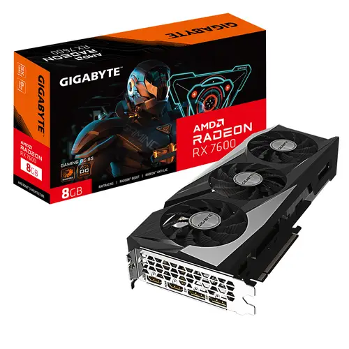 GAMING Radeon RX 7600 OC 8G AMD 8 GB GDDR6 - Imagen 1