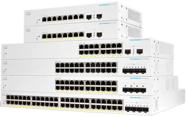 CBS220-48P-4X-EU switch Gestionado L2 Gigabit Ethernet (10/100/1000) Energía sobre Ethernet (PoE) Blanco