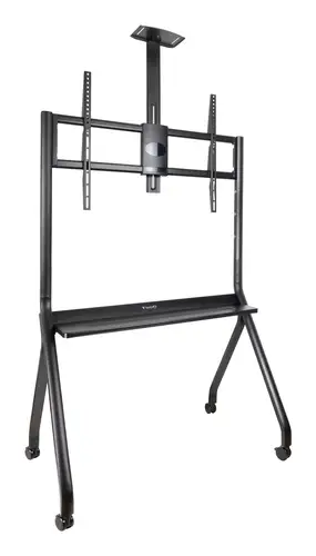 iStar Soporte de Suelo con Ruedas para Pantallas 55"- 100", Negro - Imagen 1