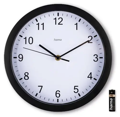 Elba Reloj de cuarzo Alrededor Negro, Blanco - Imagen 4