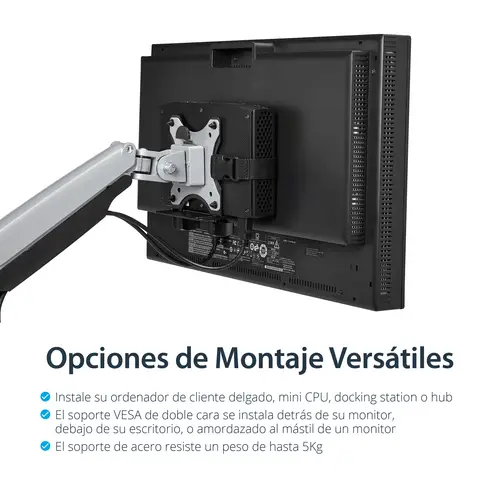 Soporte de Montaje VESA para Clientes Delgados - Caja VESA para Thin Clients - Soporte para Clientes Ligeros - Imagen 14