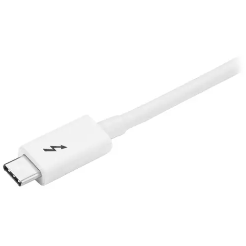 Cable Thunderbolt 3 Pasivo de 2m - 20Gbps - PD 100W - Vídeo 4K - Cable Thunderbolt - Certificado Thunderbolt - Compatible con USB4 / Modo Alt DP - Thunderbolt 4 - USB 3.2 - USB-C - Blanco - Imagen 7