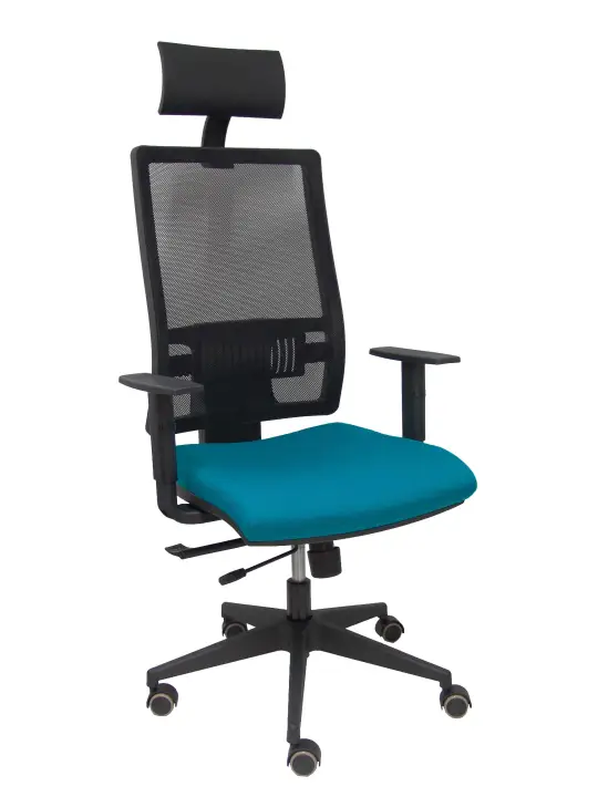 Silla Horna traslack bali verde brazos regulables ruedas parqué y cabecero